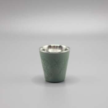 Celadon | Tasting Cup with Sterling-Silver Lining