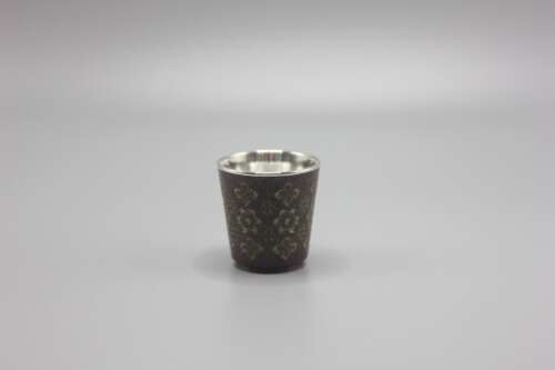 Celadon Pierced-Relief | Master Cup with Sterling-Silver Lining