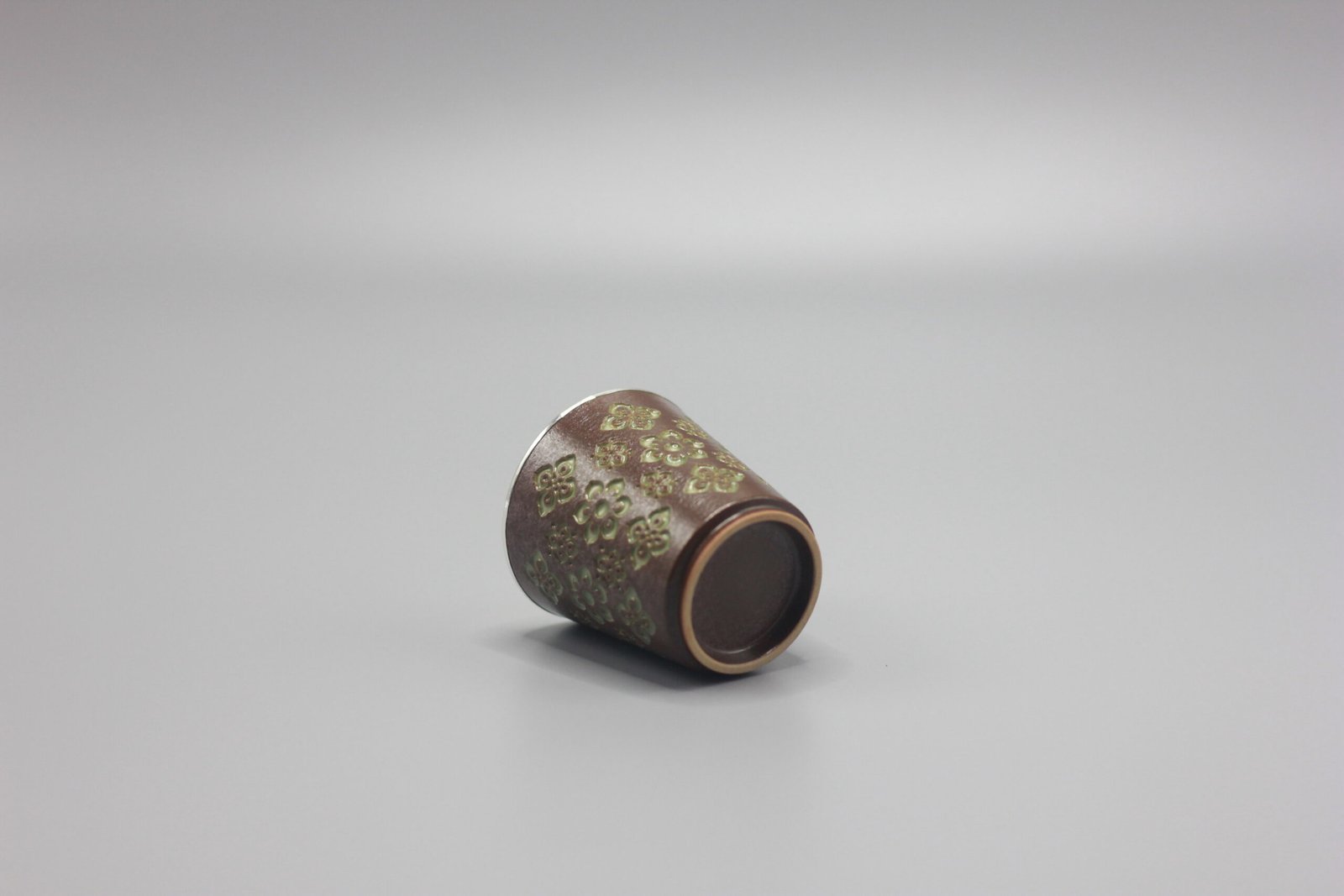 Celadon Pierced-Relief | Master Cup with Sterling-Silver Lining - Image 3