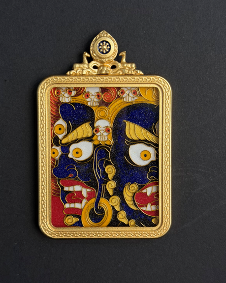 Handcrafted Cloisonné Enamel- Sacred Amulet Gau Box （Pure Copper Edition） | Mahākāla Series | Exclusive Edition