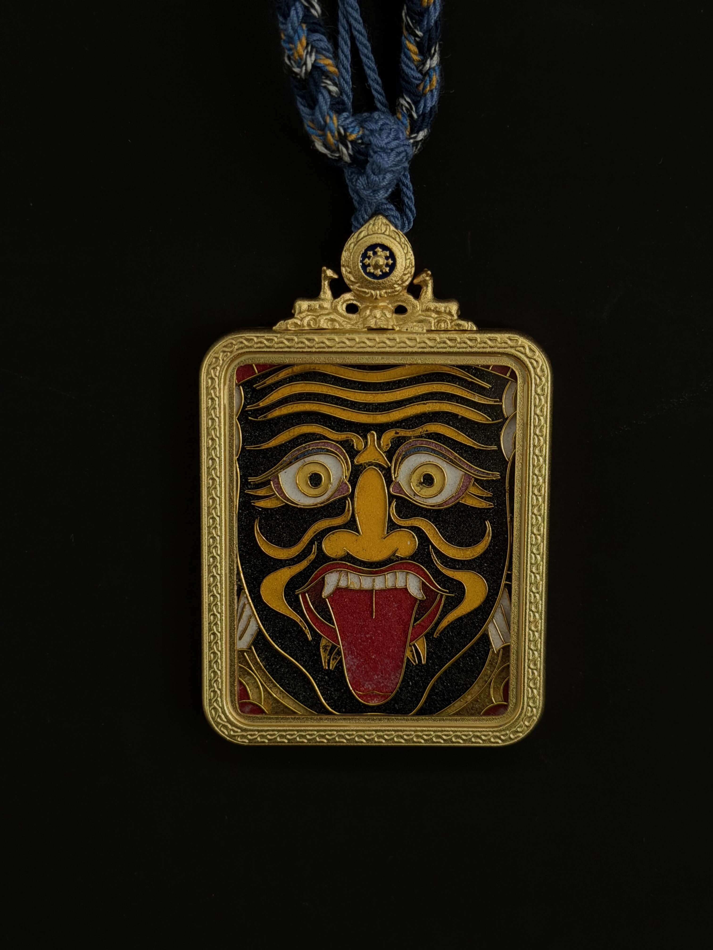 Handcrafted Cloisonné Enamel- Sacred Amulet Gau Box | Tashi Lhamo Series | Standard Edition - Image 3