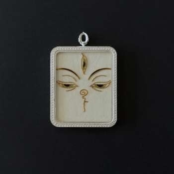 Handcrafted Cloisonné Enamel- Wisdom Eye Gau Bxox | White Tara