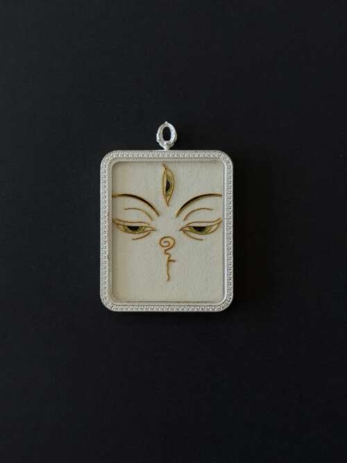 Handcrafted Cloisonné Enamel- Wisdom Eye Gau Bxox | White Tara