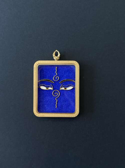 Handcrafted Cloisonné Enamel- Wisdom Eye Gau Bxox | Medicine Buddha