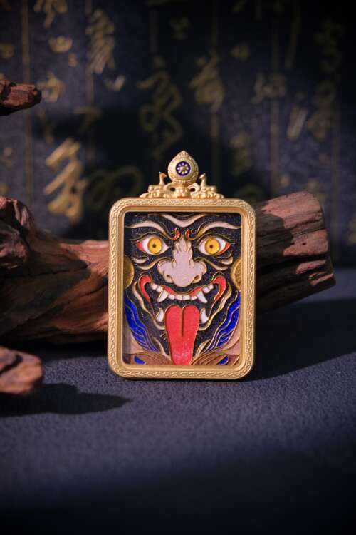 Handcrafted Cloisonné Enamel- Sacred Amulet Gau Box | Tashi Lhamo Series | Exclusive Edition