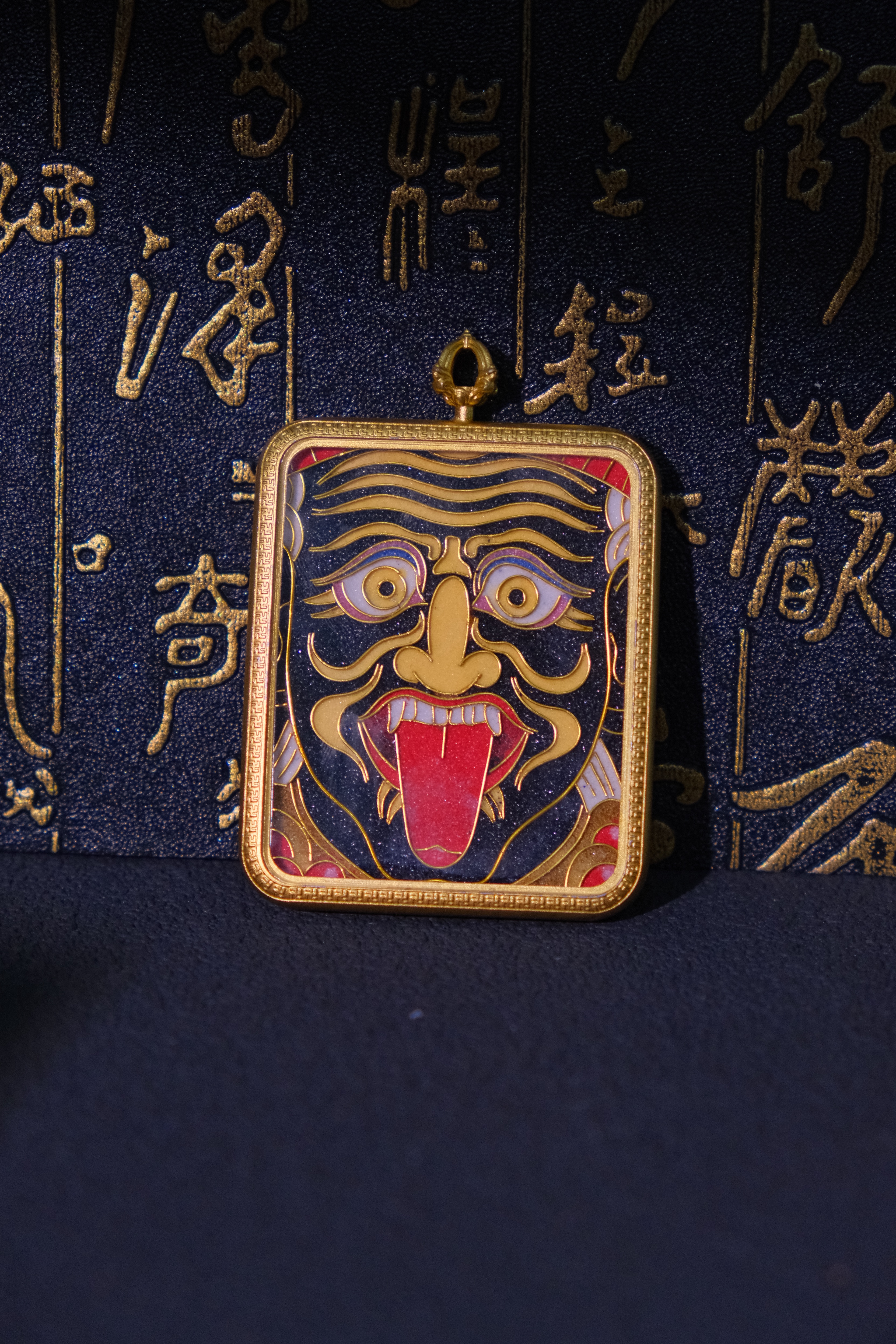 Handcrafted Cloisonné Enamel- Sacred Amulet Gau Box | Tashi Lhamo Series | Standard Edition