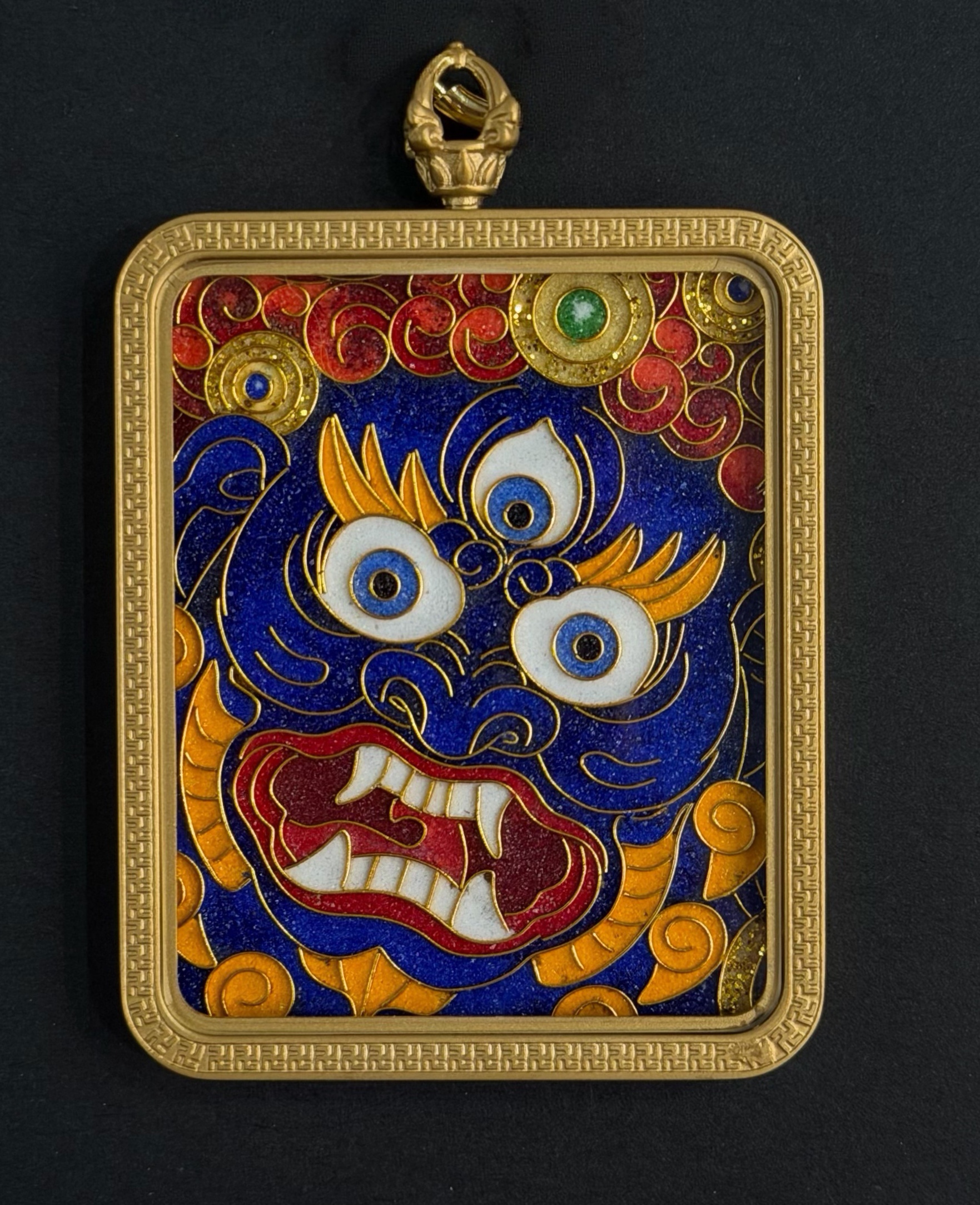 Handcrafted Cloisonné Enamel- Sacred Amulet Gau Box | Acala Series - Image 4