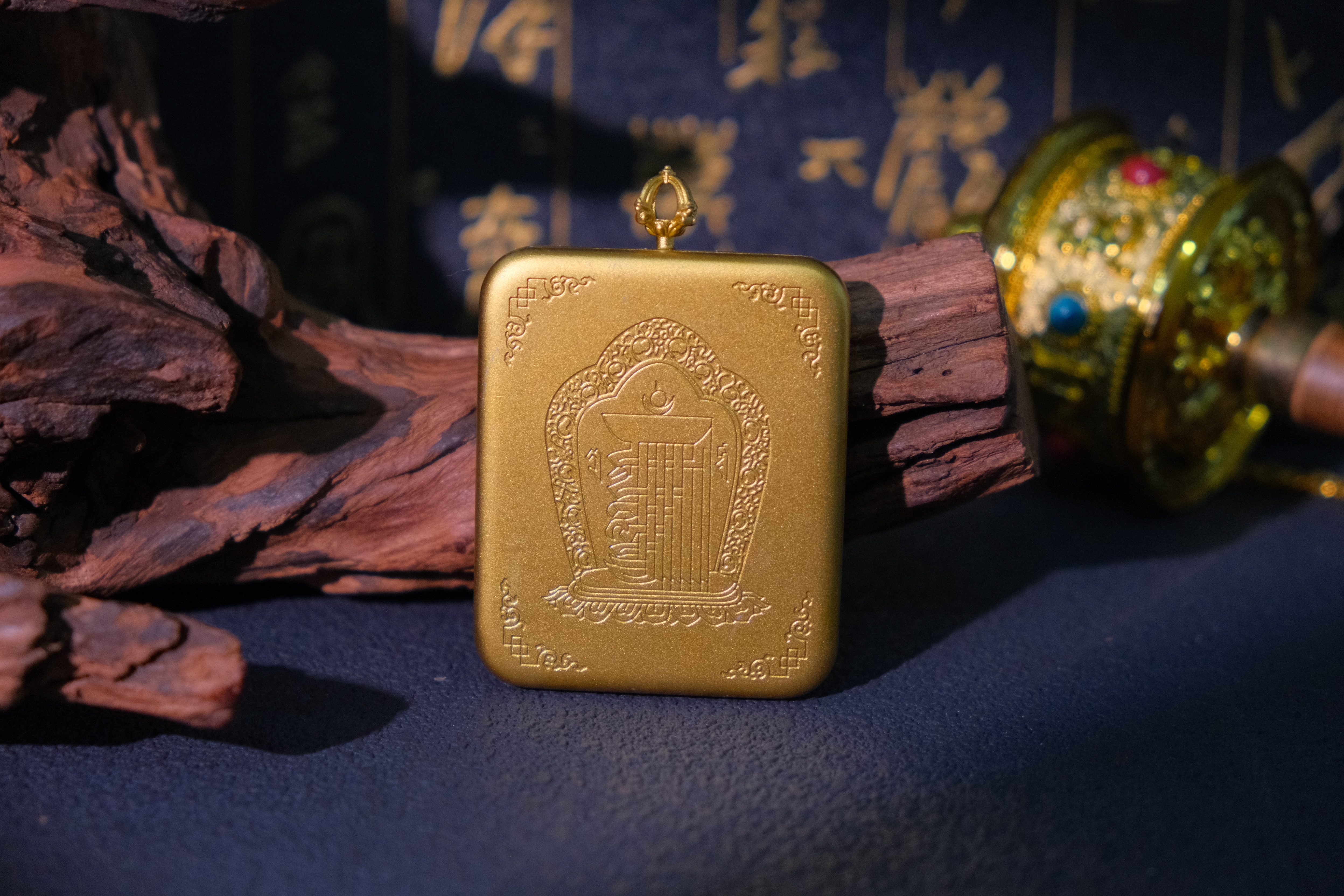 Handcrafted Cloisonné Enamel- Sacred Amulet Gau Box | Tashi Lhamo Series | Standard Edition - Image 4